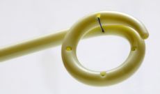 Pcn catheter pigtail with suture